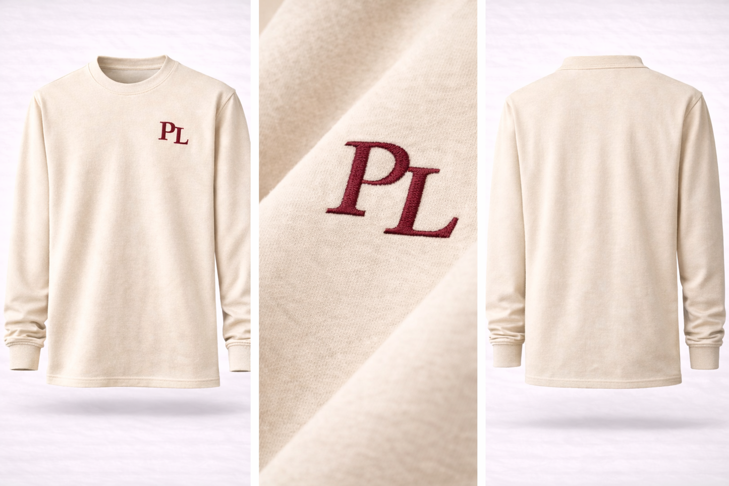 Crème Bordeaux Long Tee