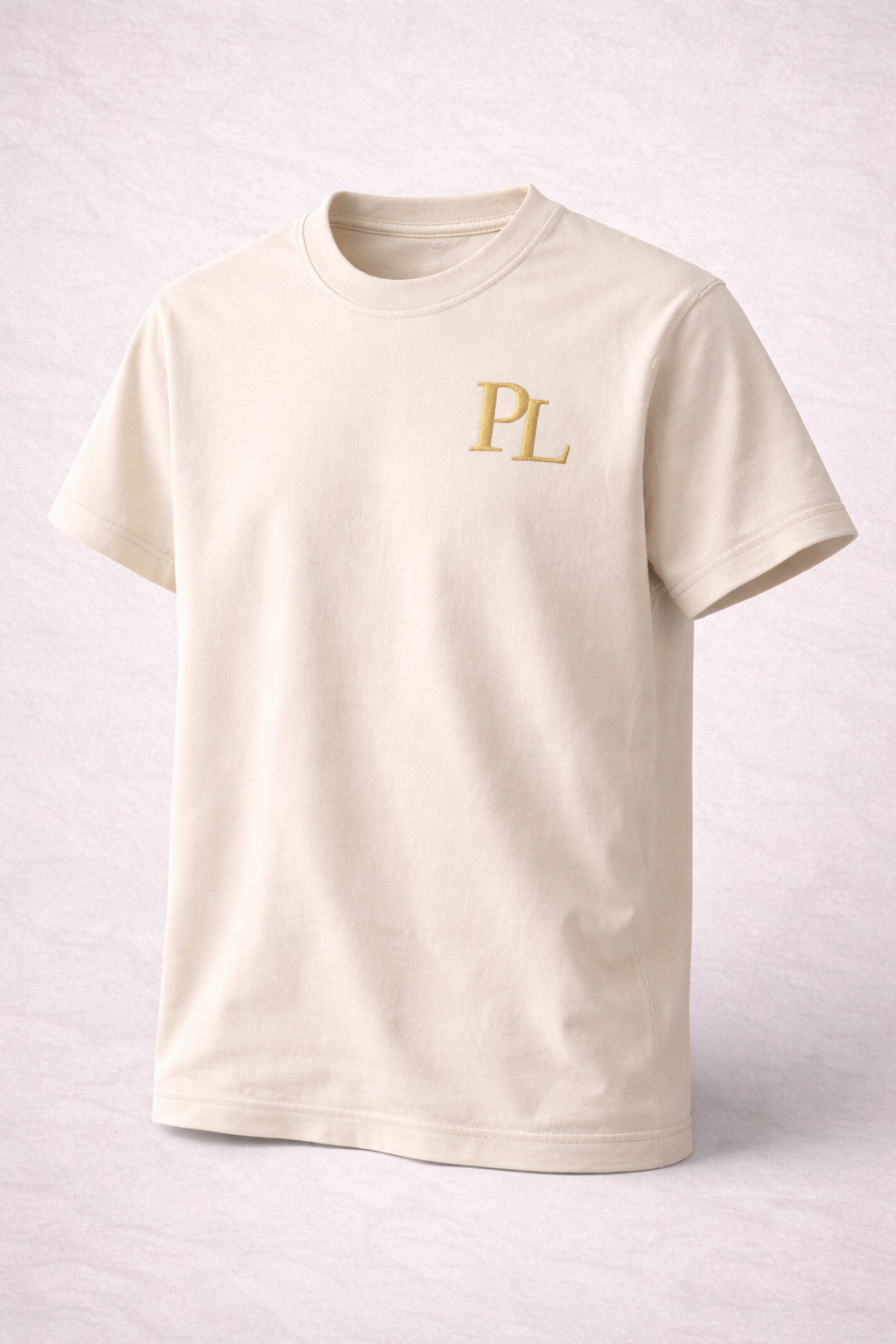 Premium T-Shirt – Crème Gold Tee