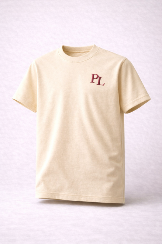 Premium T-shirt Crème Bordeaux Tee